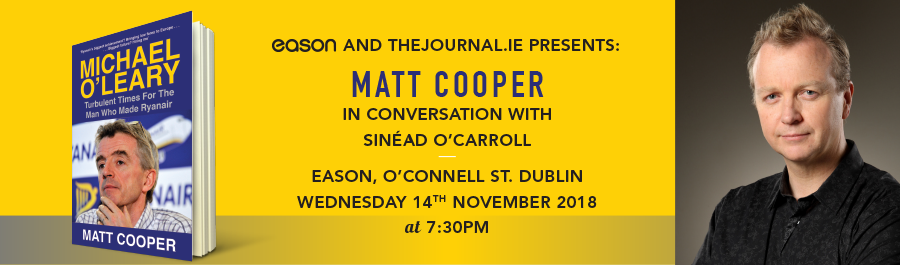 Eason and thejournal.ie Presents: Matt Cooper in conversation with Sinéad O'Carroll