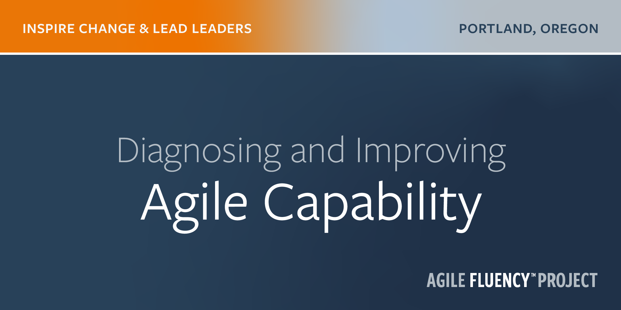 Diagnosing and Improving Agile Capability