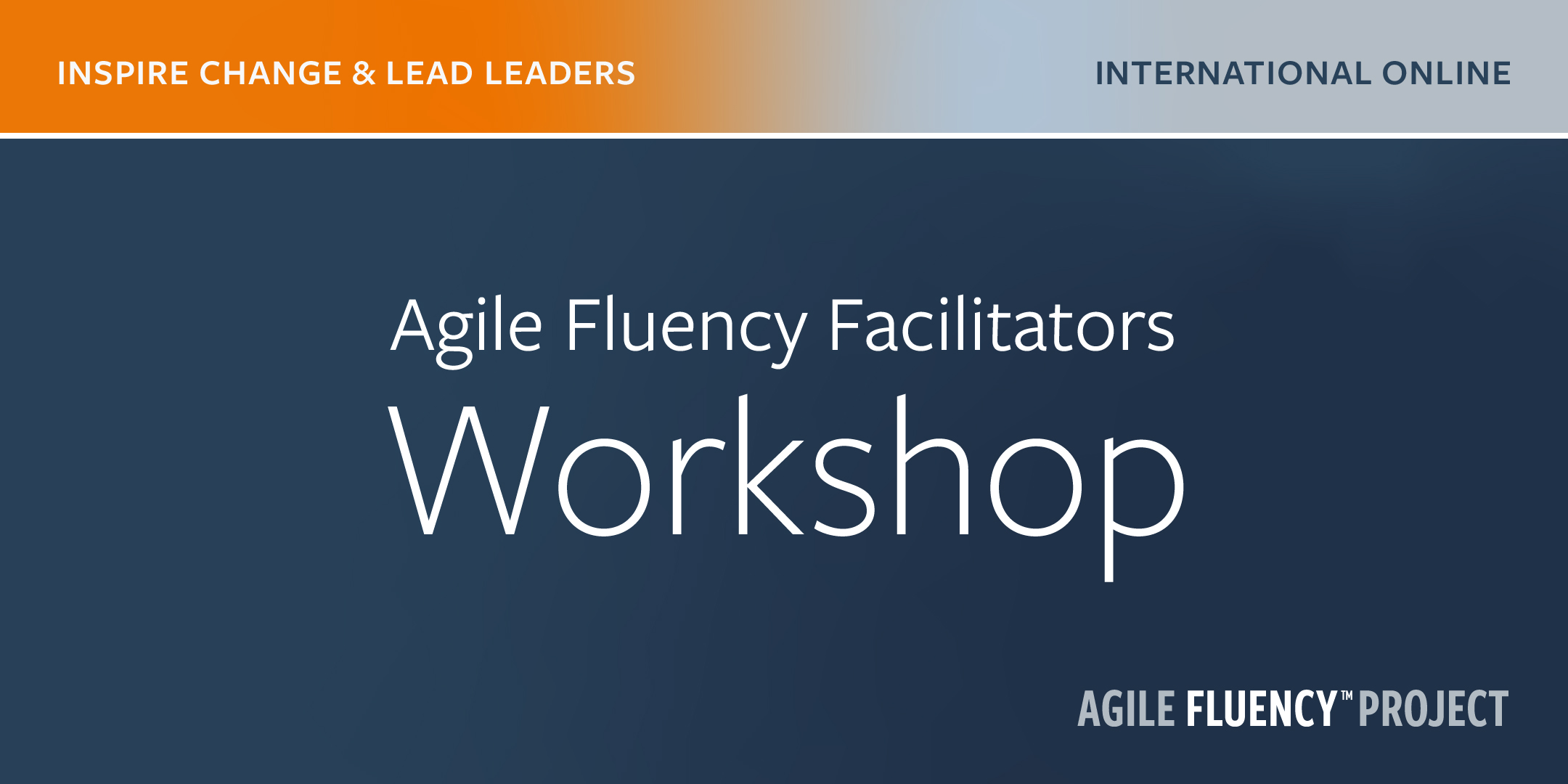 Agile Fluency® Facilitators Workshop