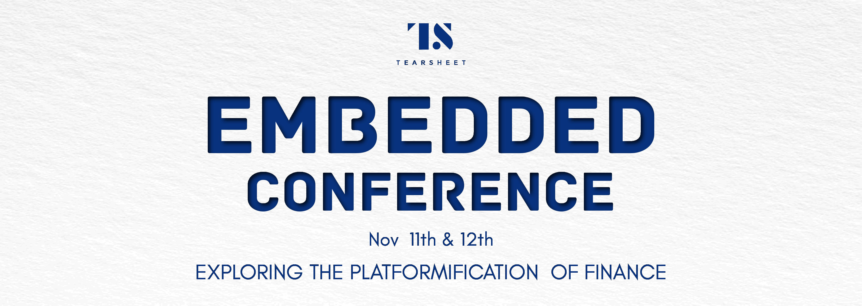Tearsheet's Embedded Conference 2021