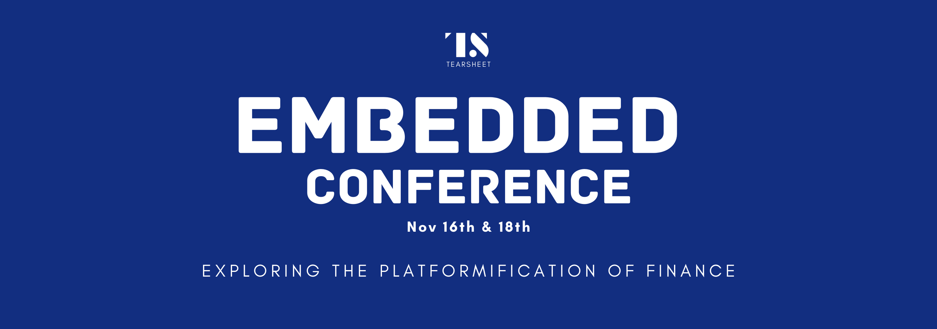 Tearsheet's Embedded Conference 2021