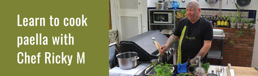 Learn to cook paella with Chef Ricky M