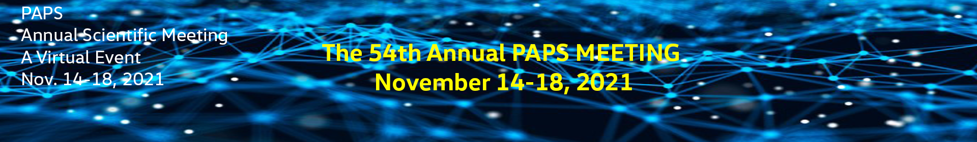 PAPS 2021 Virtual Meeting