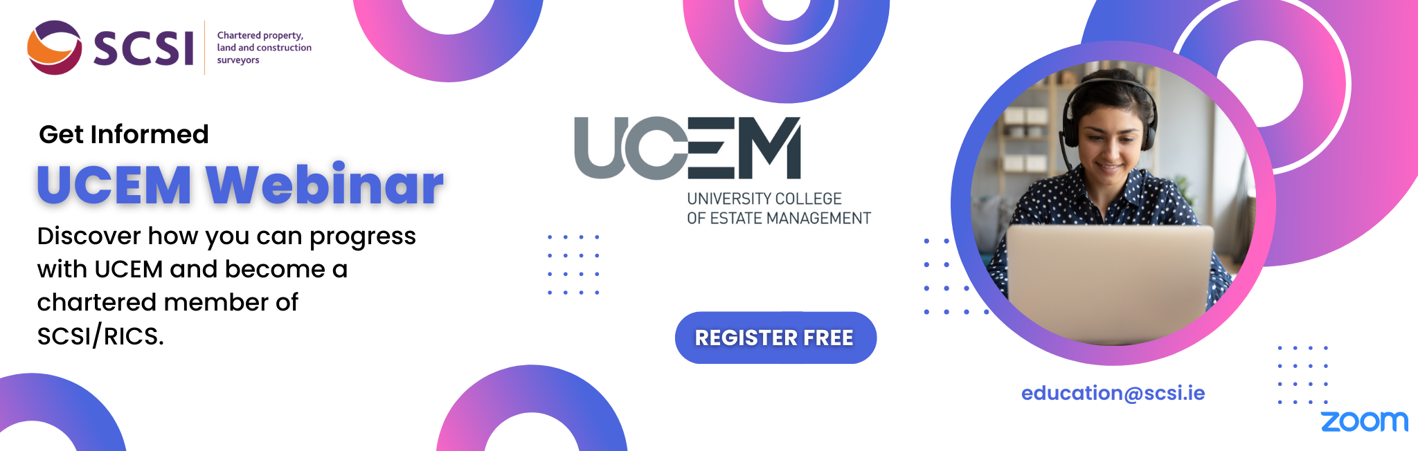University College of Estate Management | Overview of the Programmes and Routes to Study | 27th September Webinar