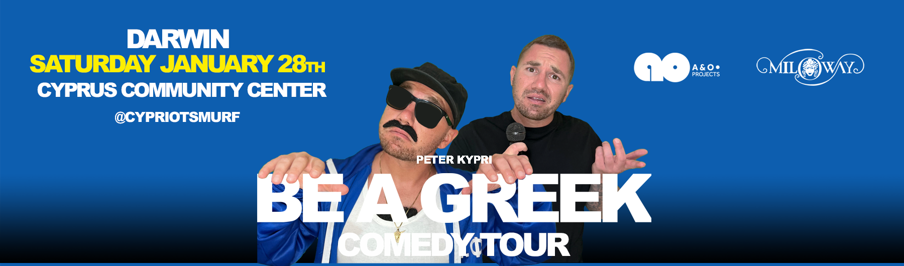 BE A GREEK COMEDY TOUR | DARWIN