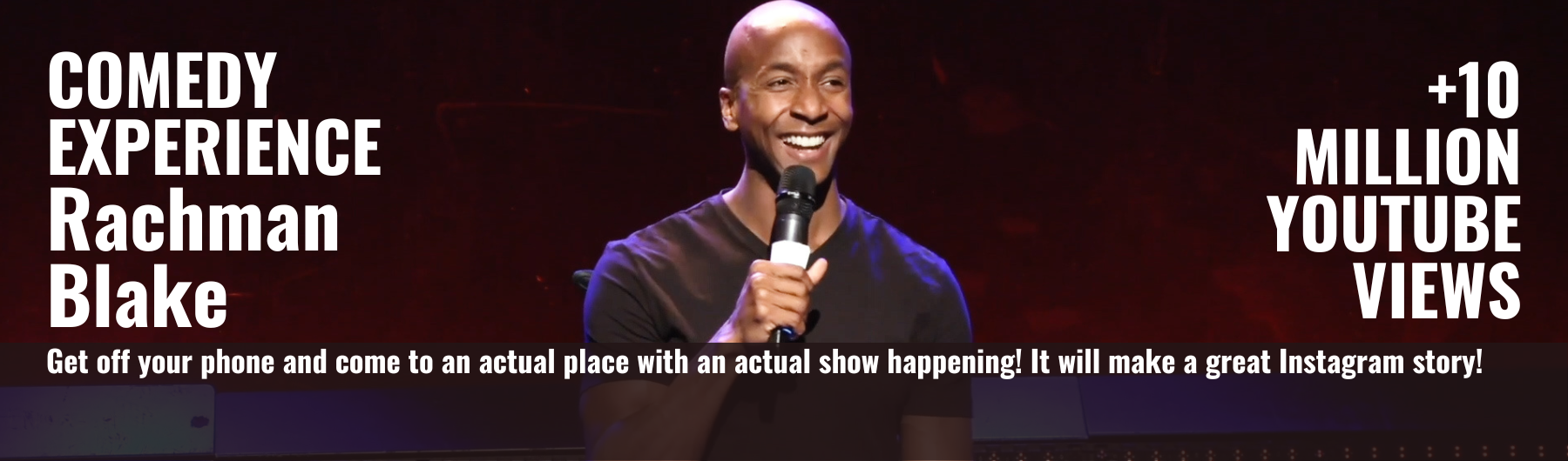 Comedy Experience Amsterdam w/ Rachman Blake