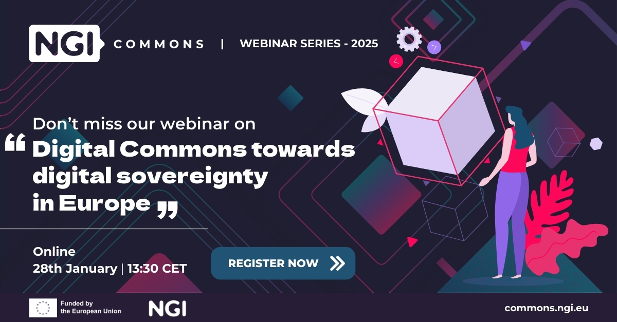 NGI Commons webinar: Digital Commons towards digital sovereignty in Europe