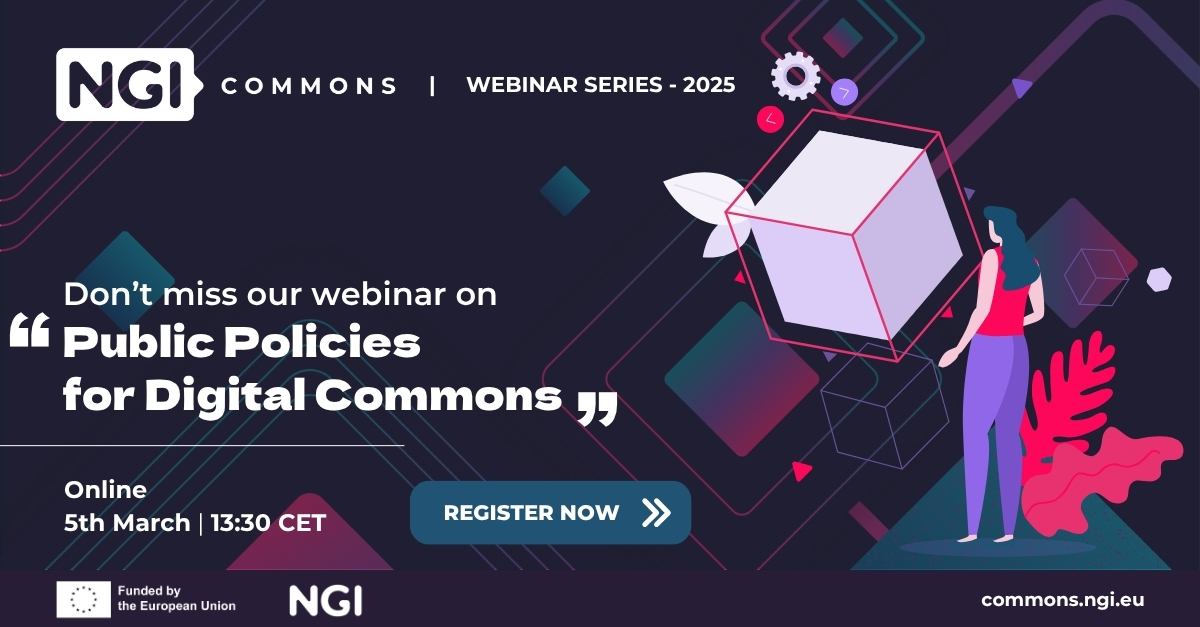 NGI Commons webinar: Public Policies for Digital Commons