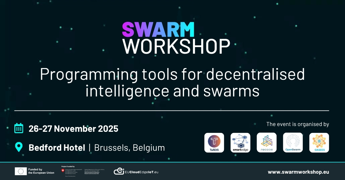 Swarm Workshop | Programming tools for decentralised intelligence and swarms