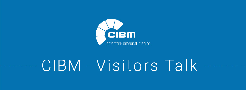 Visitors talk