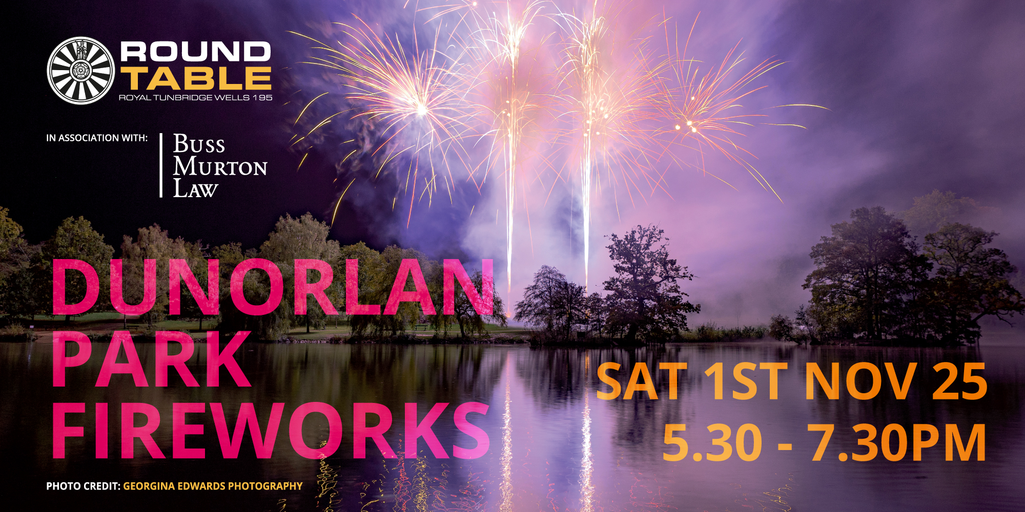Dunorlan Park Fireworks 2025