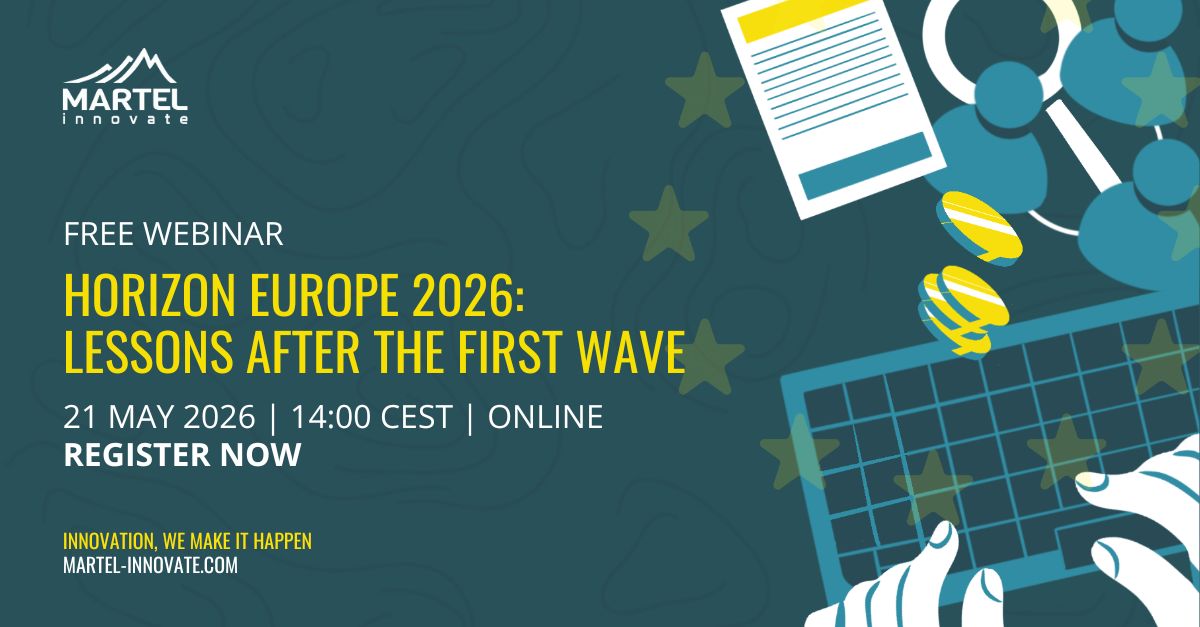 Horizon Europe 2026: Lessons After the First Wave. | 21 May 2026 - 14:00 CET | online