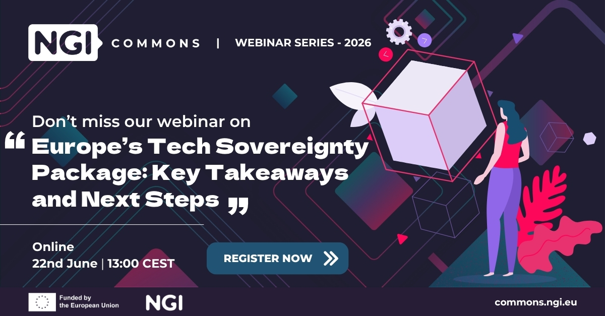 NGI Commons webinar | Europe’s Tech Sovereignty Package: Key Takeaways and Next Steps