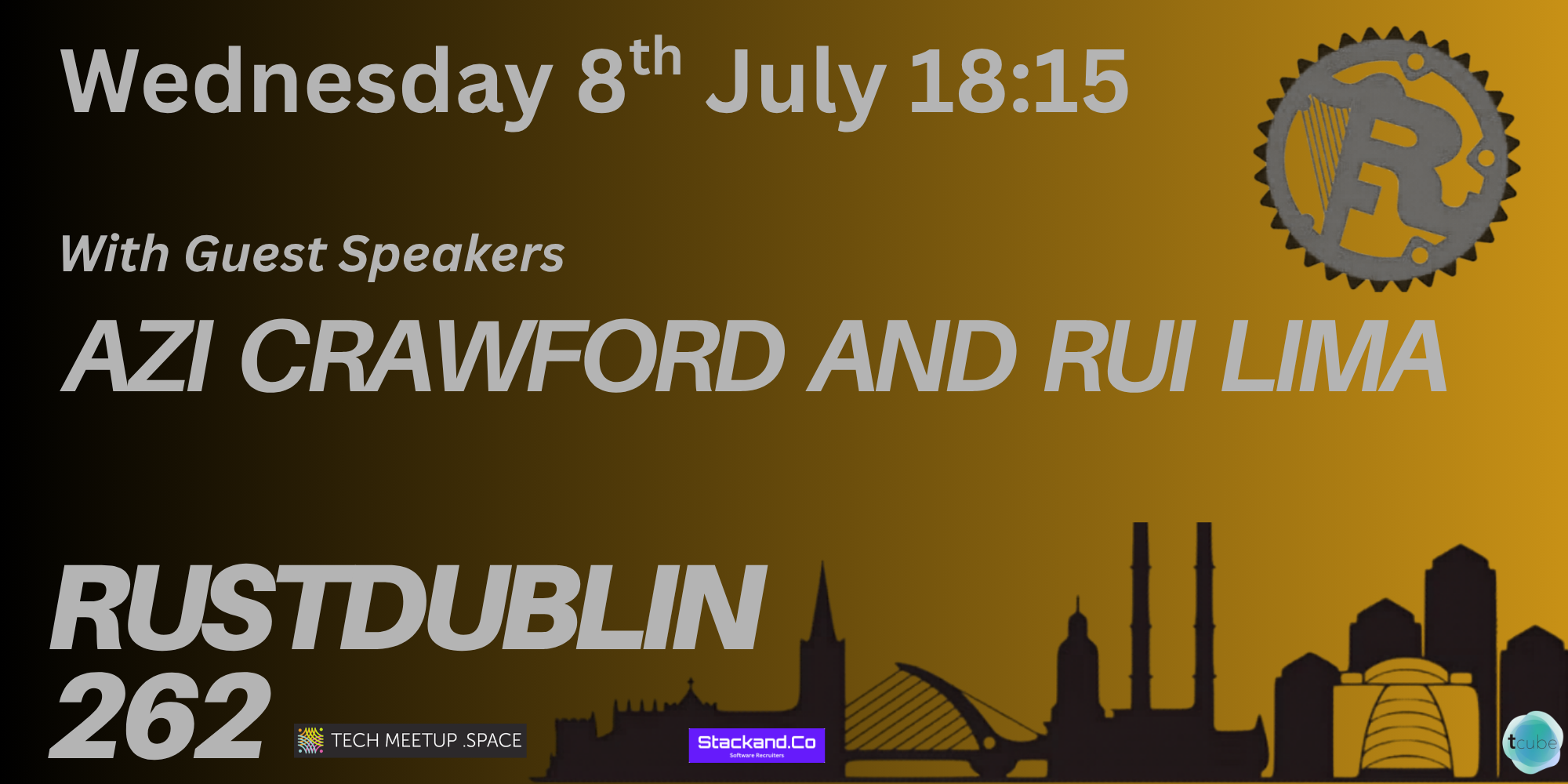 Azi Crawford and Rui Lima take to the Rust Dublin stage at tcube Dublin