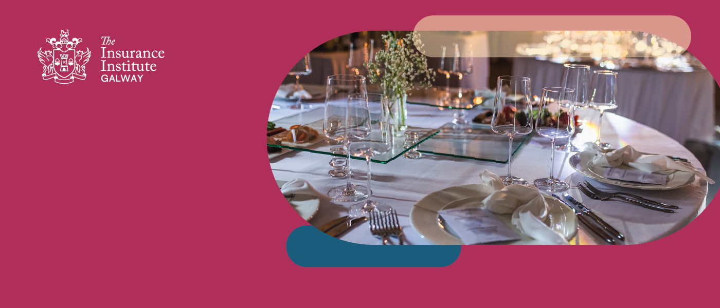 A formally set dinning table