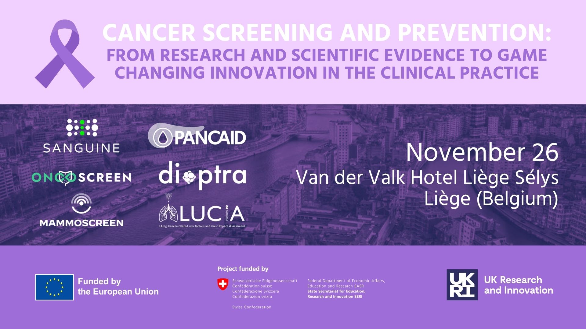 Cancer Cluster Event - Promo card