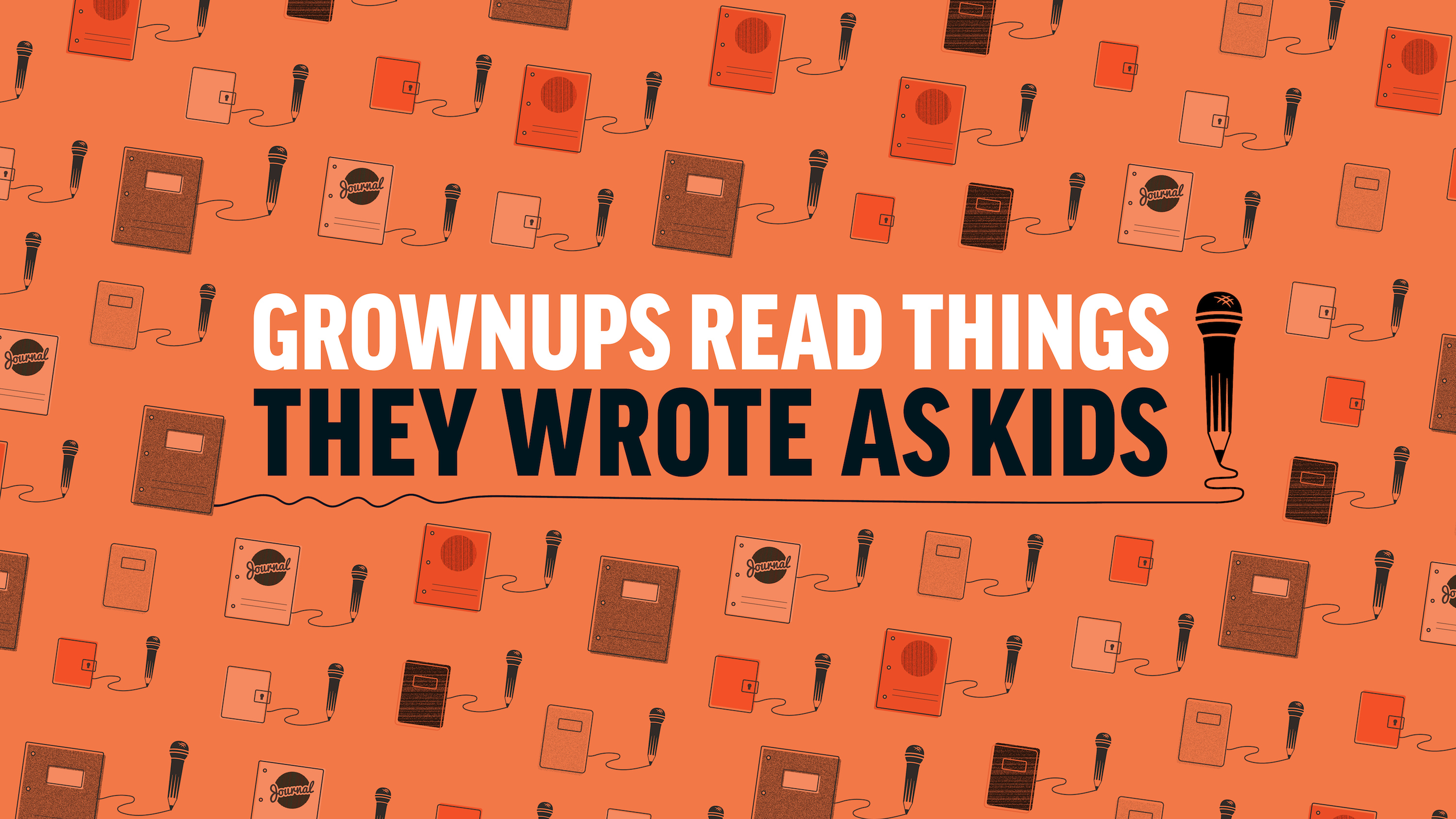 Grownups Read Things They Wrote as Kids Montréal logo