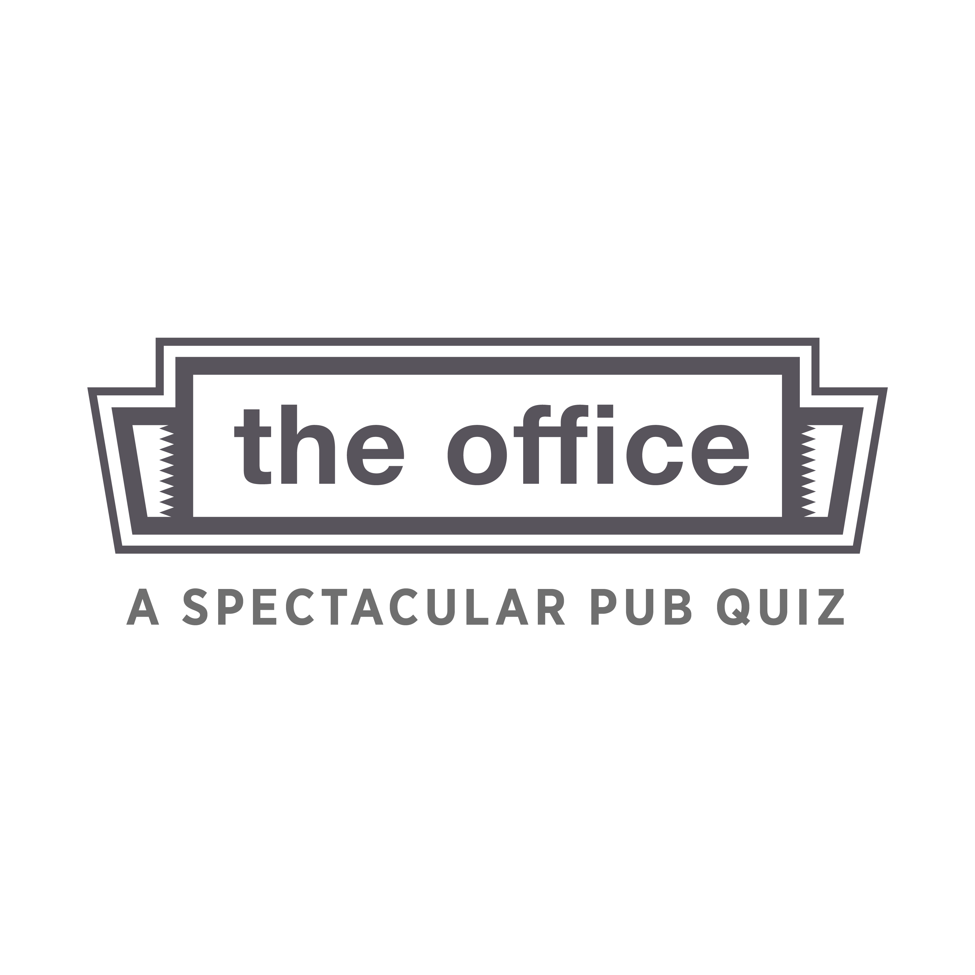 You don't get prizes for guessing 1.0: The Office Pub Quiz (May) logo