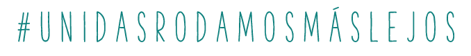 UnidasRodamosMásLejos logo
