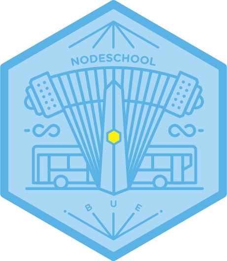 NodeSchool BA 2019 Abril logo