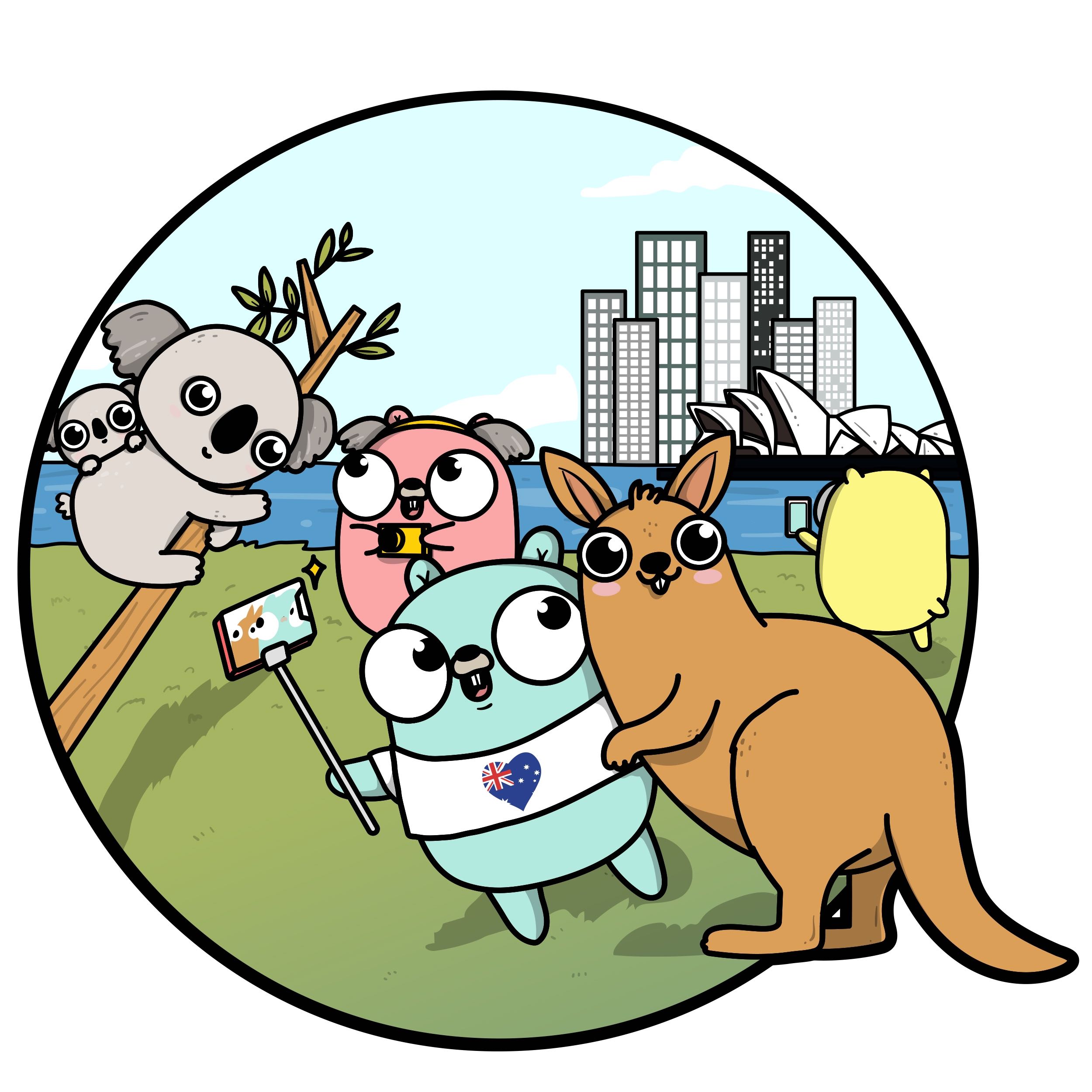 GopherCon AU 2019 logo