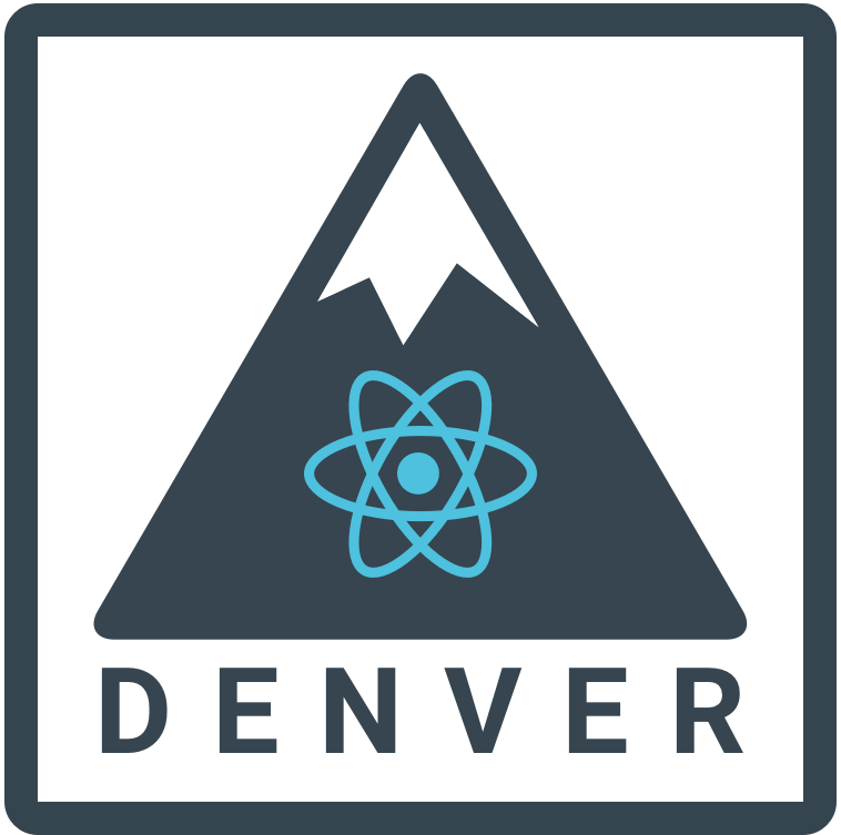 React Denver Meetup: March 2023 logo