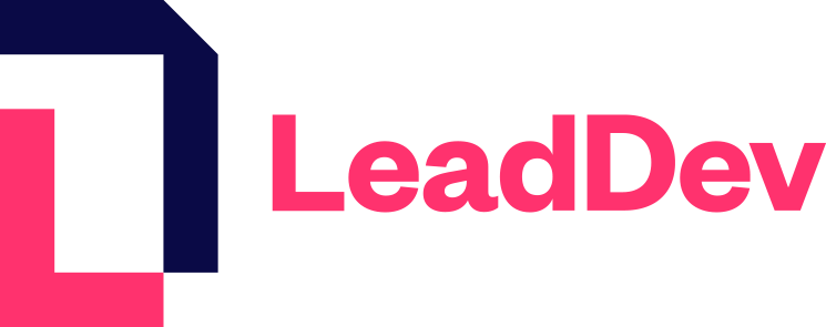 LeadDev Meetup - London - April 2024 logo