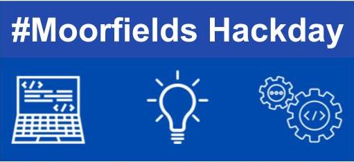 Moorfields Hackday logo