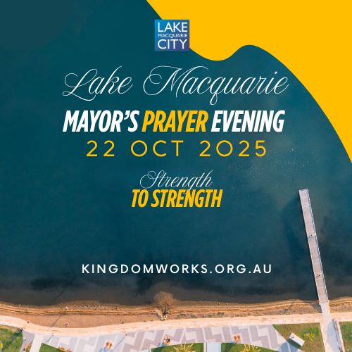 Lake Macquarie Mayor's Prayer Evening 2025 logo