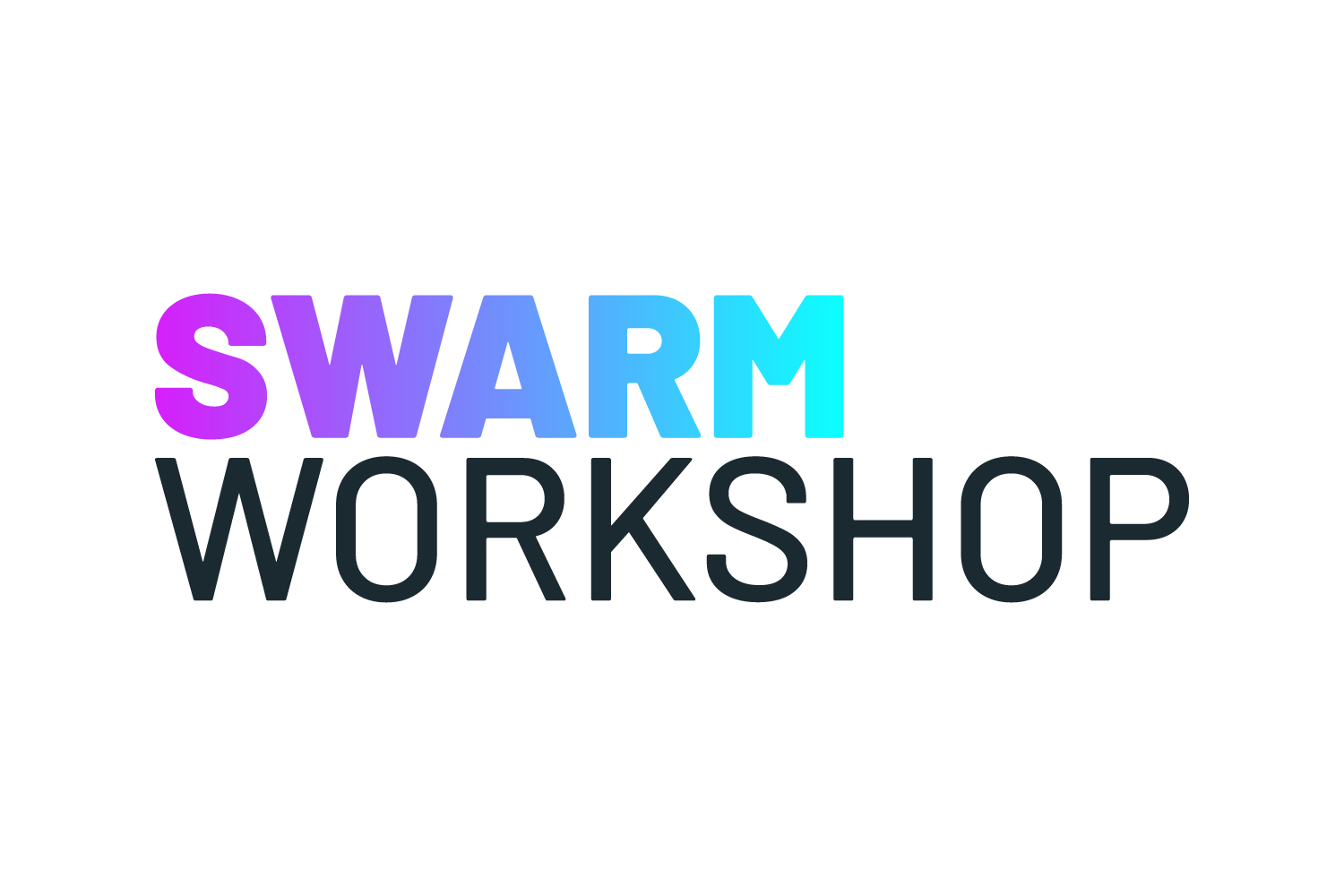 Swarm Workshop 2025 | “Programming tools for decentralized intelligence and swarms” logo