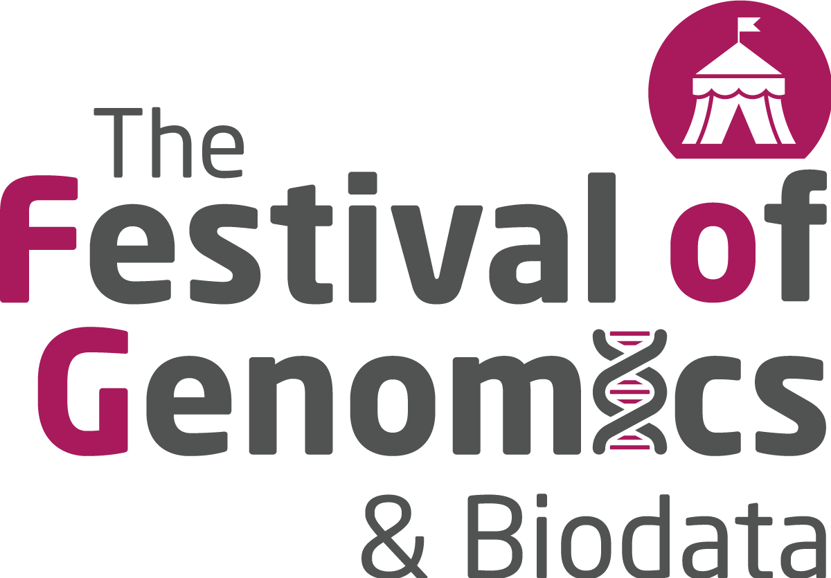 The Festival of Genomics & Biodata in London 2026 logo