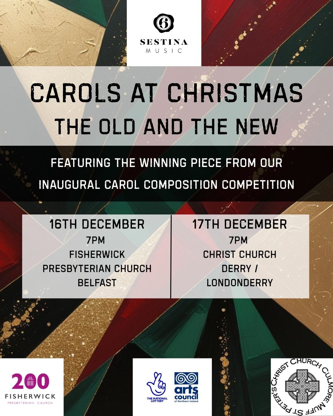 Sestina Music: Carols at Christmas - Belfast logo