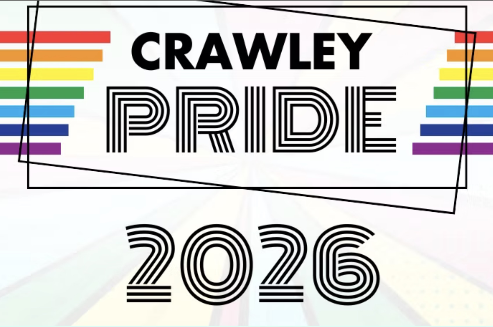Crawley Pride August 2026 logo