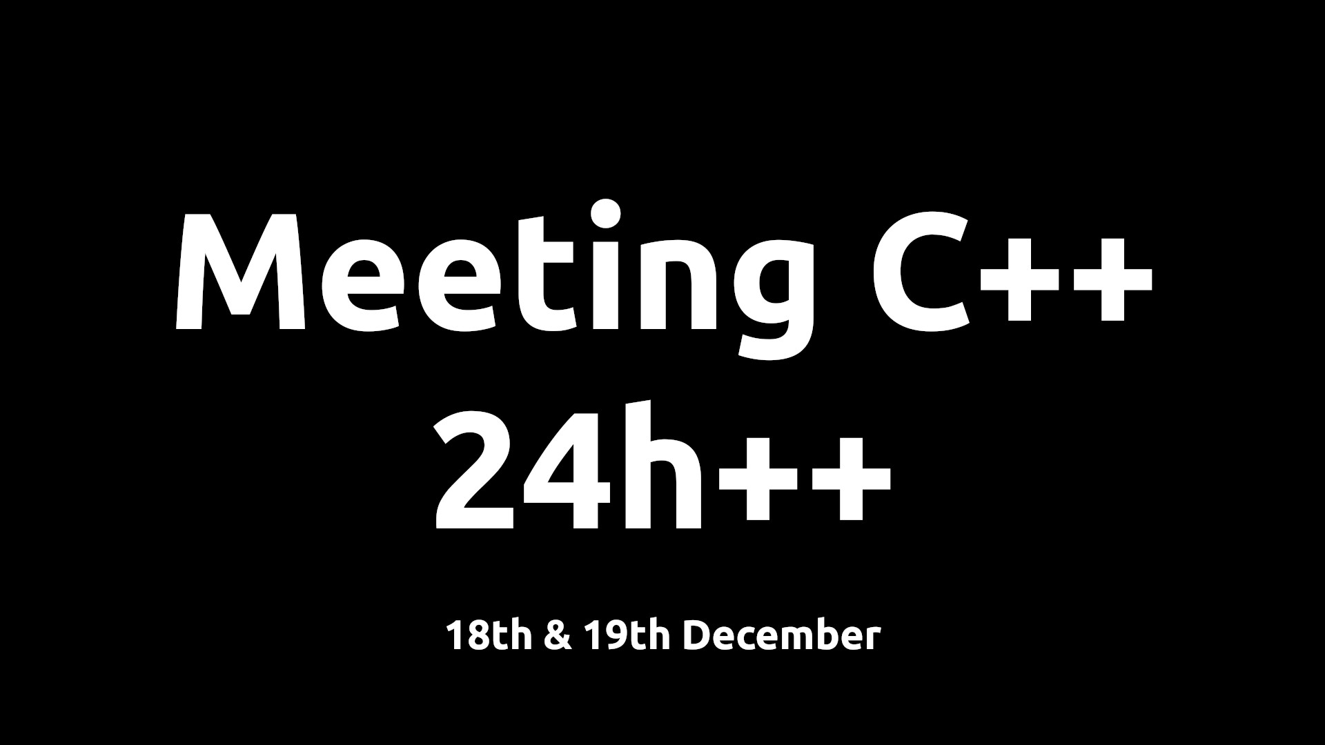 Meeting C++ 24h++ logo