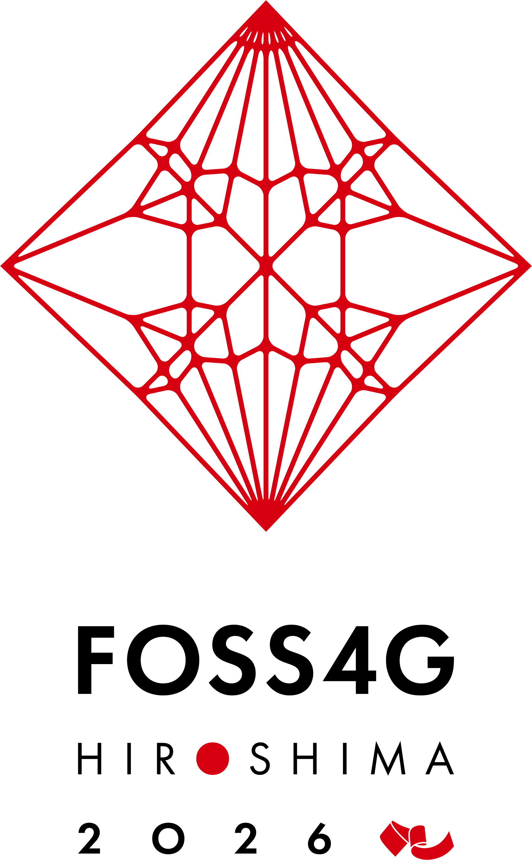 FOSS4G Hiroshima 2026 logo