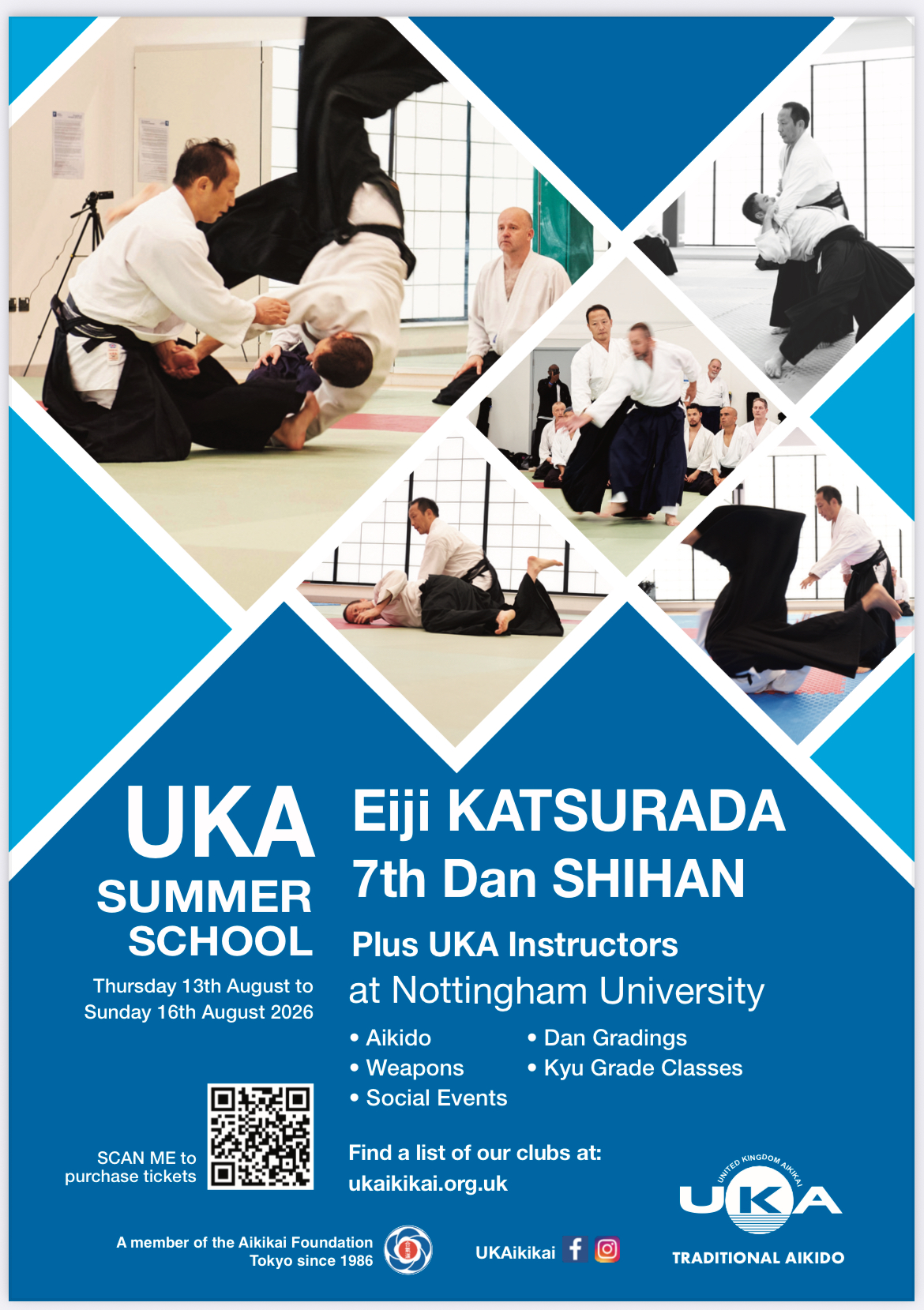 UKA Aikido Summer School 2026 logo
