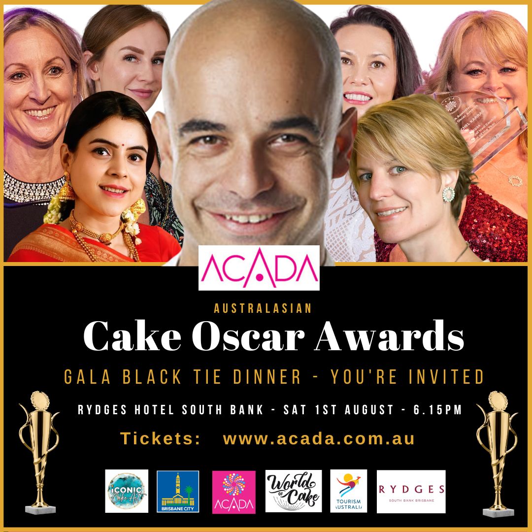 ACADA 2026 Australasian Cake Oscar Awards Gala Dinner Tickets logo