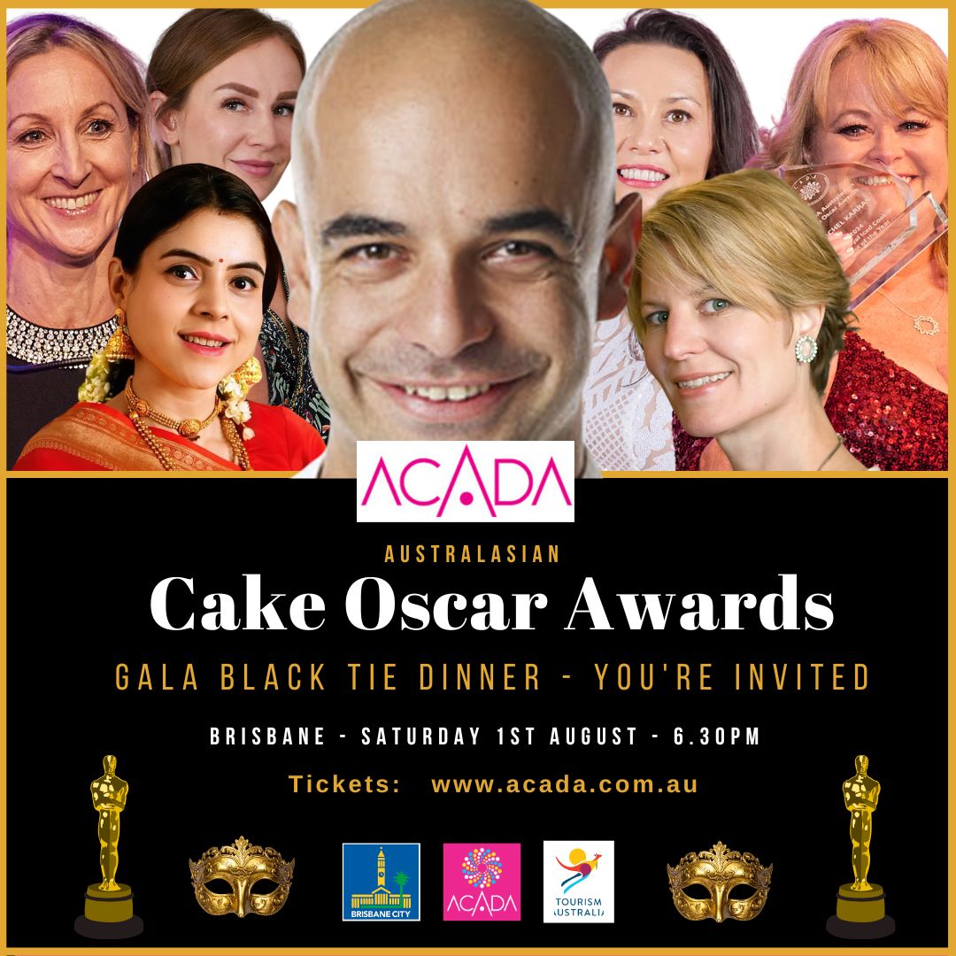 ACADA 2026 Australasian Cake Oscar Awards Gala Dinner Tickets logo