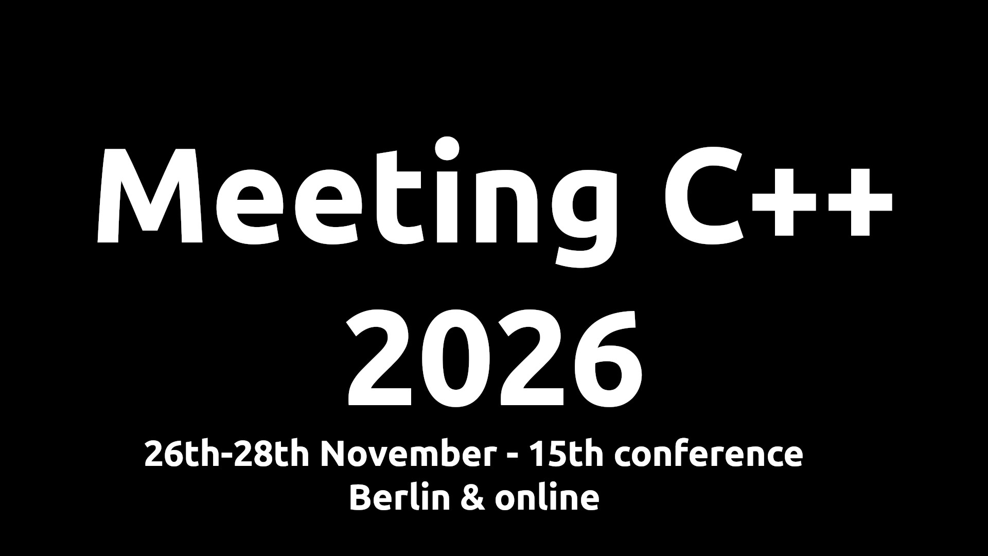Meeting C++ 2026 logo