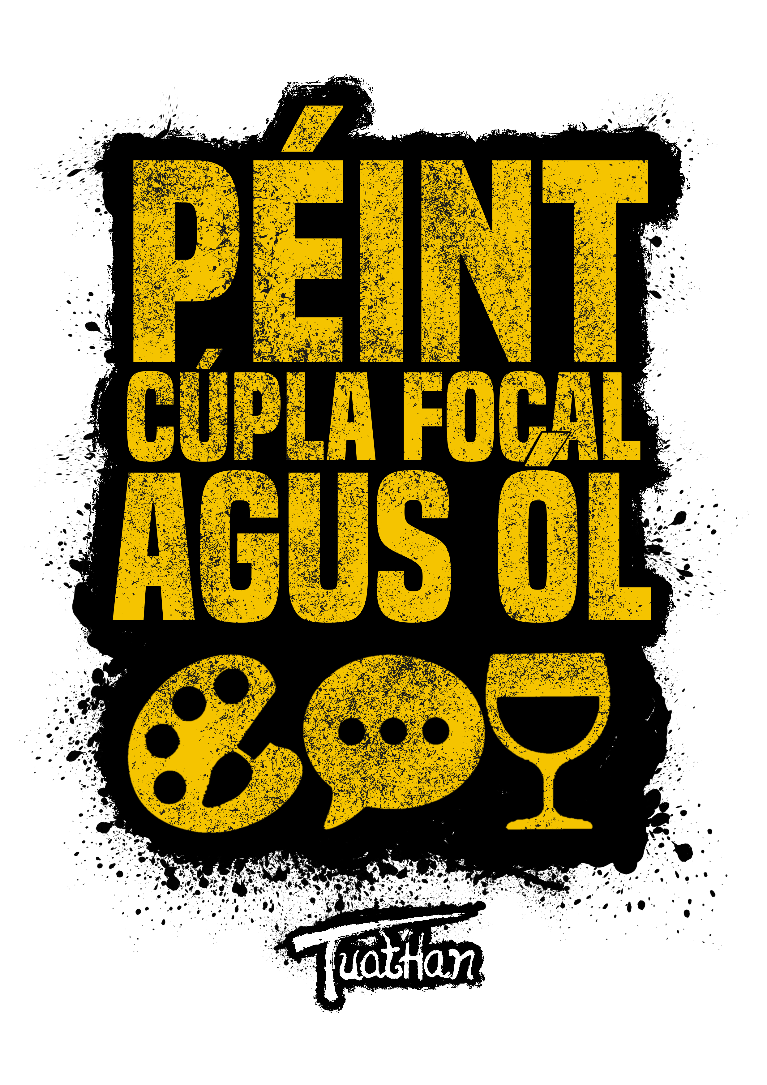 Péint, Cúpla Focal, agus Ól logo