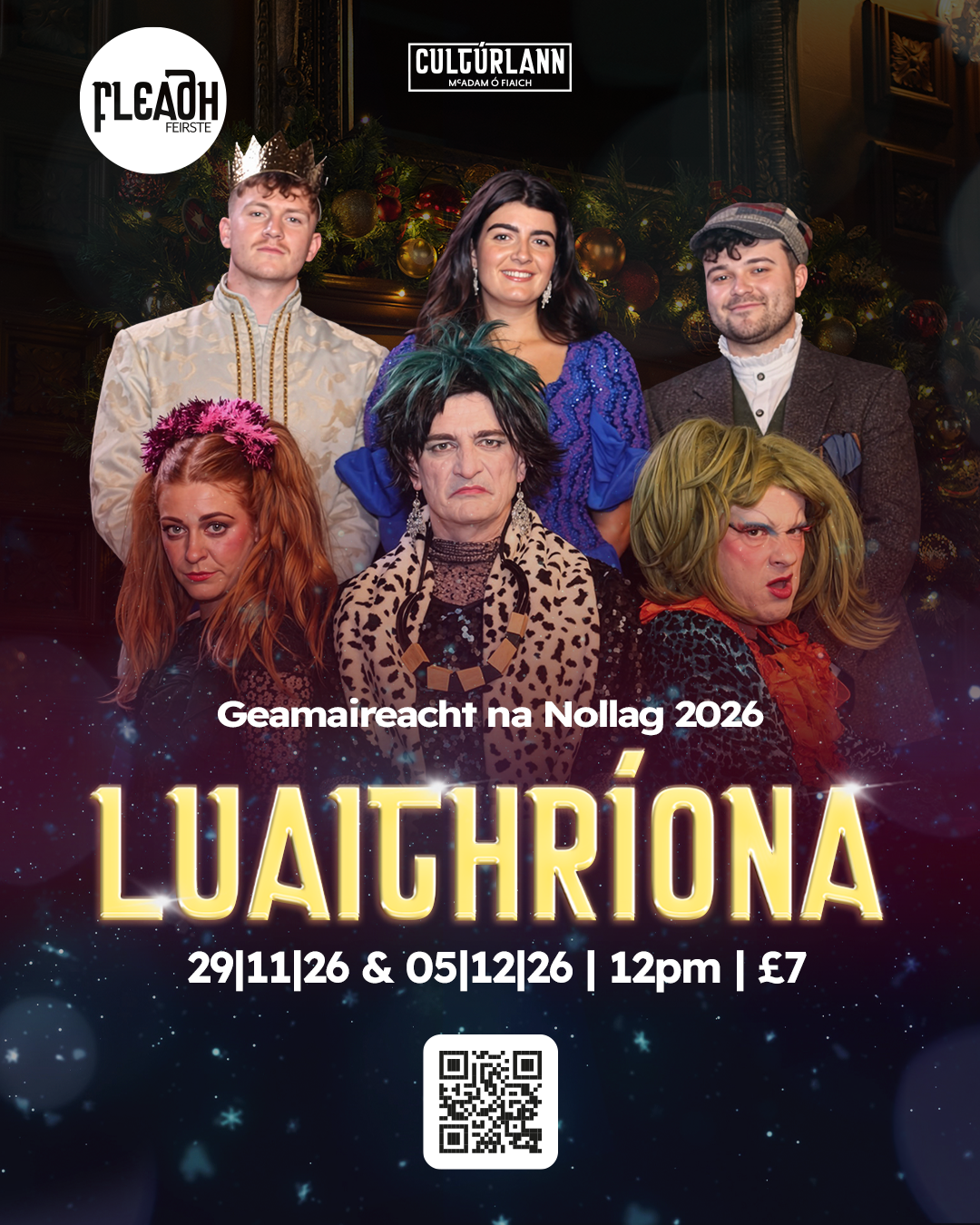 Geamaireacht na Nollag 2026: Luaithríona logo
